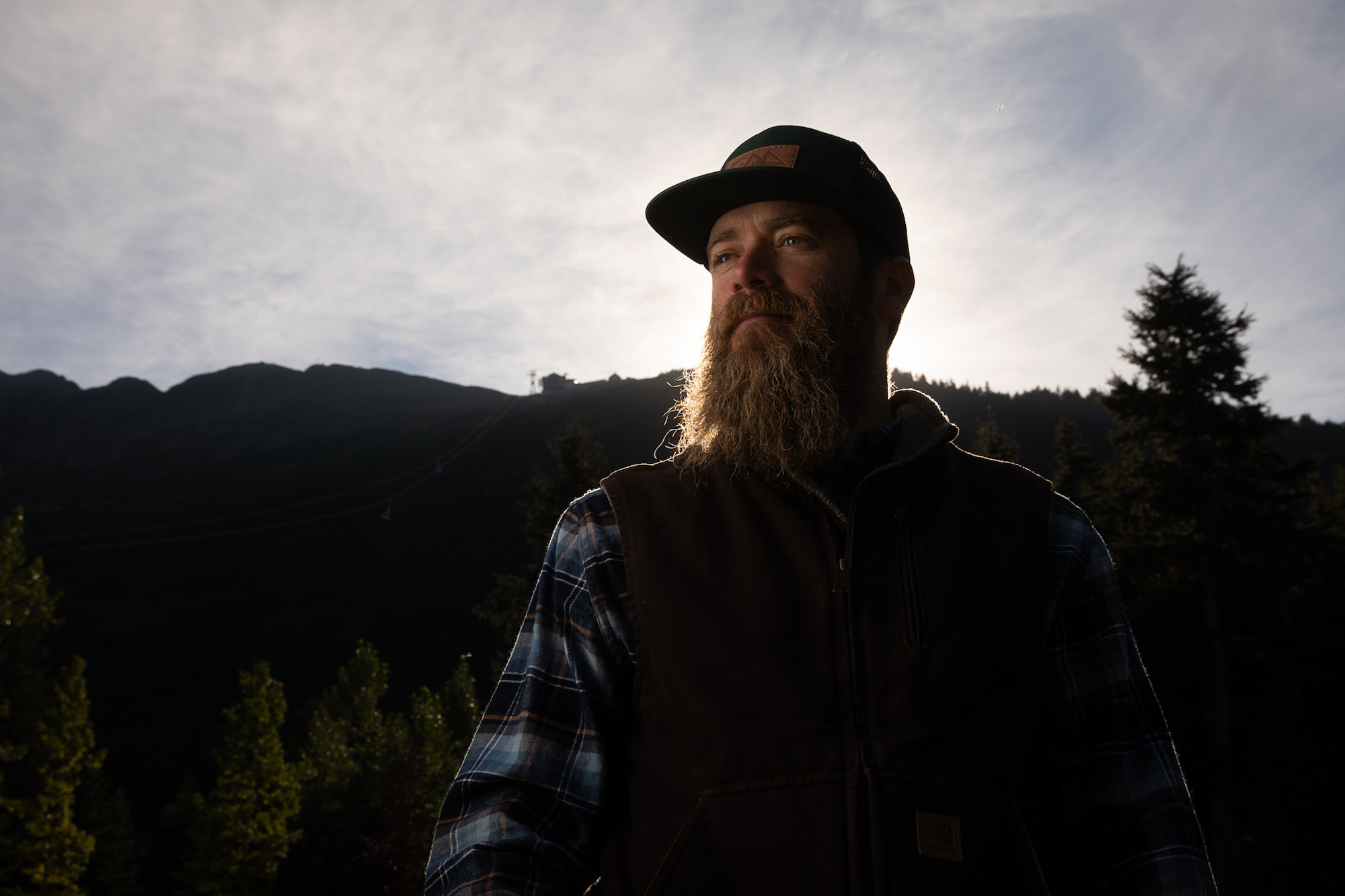 Background exposure for dramatic outdoor hero portrait flash photography