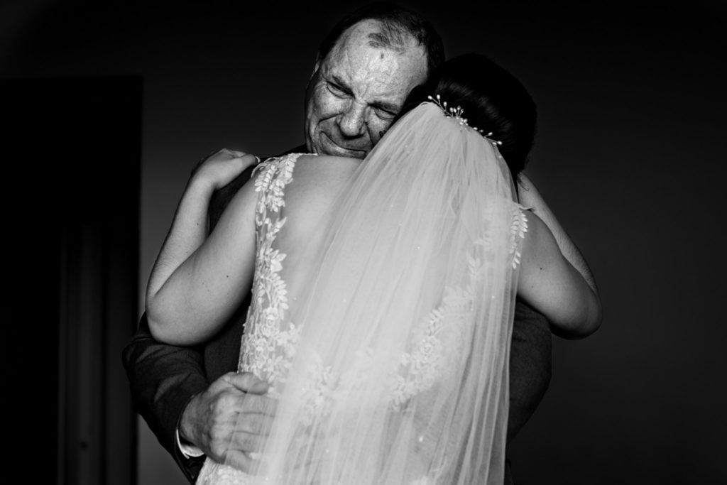 first look wedding dad angie nelson