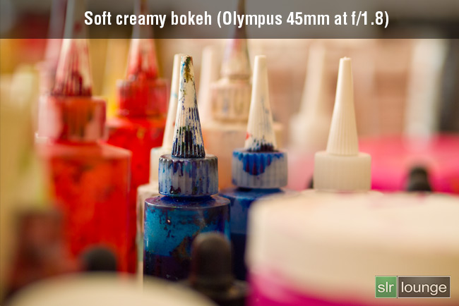 Example of good bokeh showing a sharp subject with smooth creamy background blur and clean uniform out of focus highlight discs