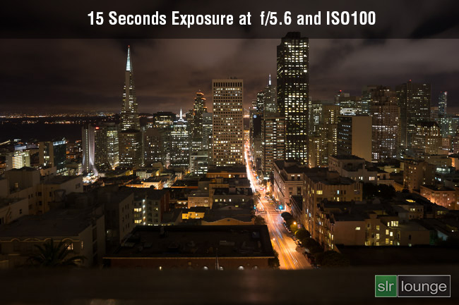 Long exposure landscape image at ISO 100 using a slow shutter speed on a tripod